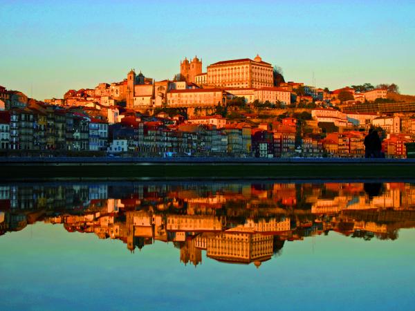 Porto in the evening sun